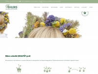 ehlers-baumschulpflanzen.de Webseite Vorschau