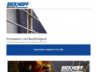 eickhoff-metallbau.de Webseite Vorschau