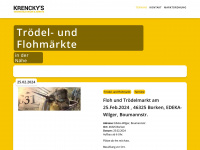 krenckys-maerkte.de Webseite Vorschau