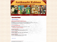 antikmarktkoblenz.de Webseite Vorschau