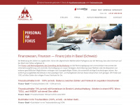 jobs-finanzen.ch Webseite Vorschau