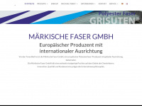 maerkische-faser.com Webseite Vorschau