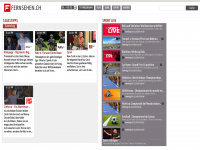 fernsehen.ch Webseite Vorschau