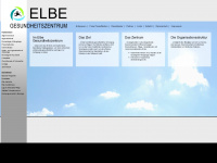elbe-gesundheitszentrum.de Webseite Vorschau