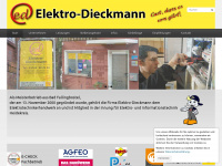 elektro-dieckmann.de Webseite Vorschau