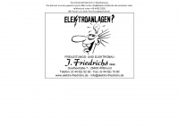 elektro-friedrichs.de Webseite Vorschau