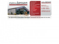 elektro-jansen.de Webseite Vorschau