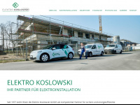 elektro-koslowski.de Webseite Vorschau
