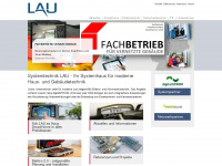 systemtechnik-lau.de Webseite Vorschau