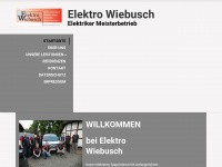 elektro-wiebusch.de Webseite Vorschau