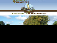 elisabethfehn-camping.de Webseite Vorschau