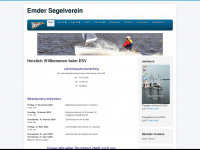 emder-segelverein.de Webseite Vorschau