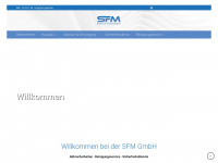 sfm-gmbh.com Webseite Vorschau