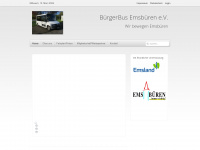 buergerbus-emsbueren.de Webseite Vorschau