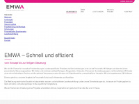 emwa.de Webseite Vorschau