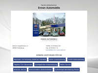 ennen-automobile.de Webseite Vorschau