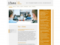 ifams.de Webseite Vorschau