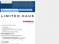 limited-haus.de Webseite Vorschau
