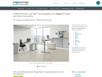 ergoconcept.com Webseite Vorschau
