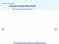 esoterische-philosophie.de Webseite Vorschau