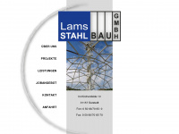 lams-stahlbau.de Webseite Vorschau