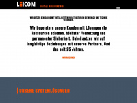 leicom.ch Webseite Vorschau