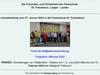 freundeskreis-franziskus.de Webseite Vorschau