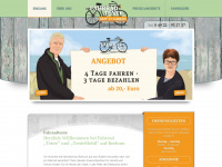 fahrradtente.de Webseite Vorschau