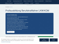 profiausbildung-lkw.com Webseite Vorschau