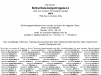 fahrschule-langenhagen.de Webseite Vorschau