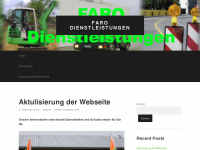 faro-1999.de Webseite Vorschau