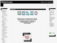 ehlertronic.de Webseite Vorschau