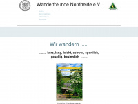 wanderfreunde-nordheide.de Webseite Vorschau