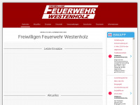 ff-westenholz.de Webseite Vorschau