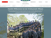 feuerwehr-wilsum.de Webseite Vorschau