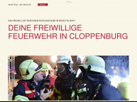 feuerwehr-cloppenburg.de Webseite Vorschau