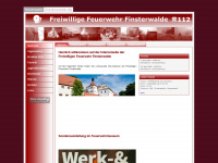 feuerwehr-finsterwalde.de Webseite Vorschau