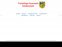 feuerwehr-goldenstedt.de Webseite Vorschau