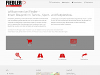 fiedler-sportplatzbau.de Webseite Vorschau