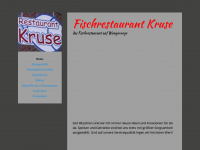 fischrestaurant-kruse.de Webseite Vorschau