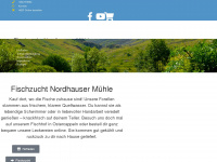 fischzucht-nordhausermuehle.de Webseite Vorschau