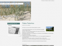 peters-ferienhus.de Webseite Vorschau