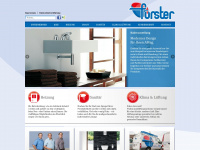 foerster-haustechnik.de Webseite Vorschau
