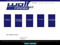 formenbau-wolf.de Webseite Vorschau