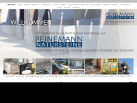 peinemann-natursteine.de Webseite Vorschau