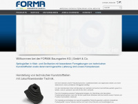 forma-baumgarten.de Webseite Vorschau