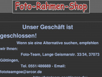 foto-rahmen-shop.de Webseite Vorschau