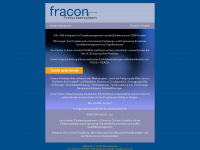 fracon.com Webseite Vorschau