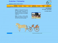 kutschwagen.de Webseite Vorschau