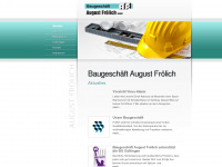 froelich-bauen.de Webseite Vorschau